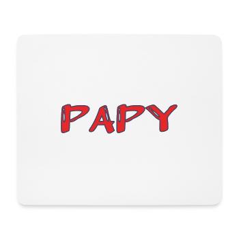 BONNE FÊTE PAPA. PAPA. FÊTE DES PÈRES. PÈRE - Tapis de souris (format paysage) - blanc - Devant