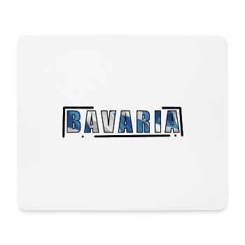 Bavière _ 02 - Tapis de souris (format paysage) - blanc - Devant