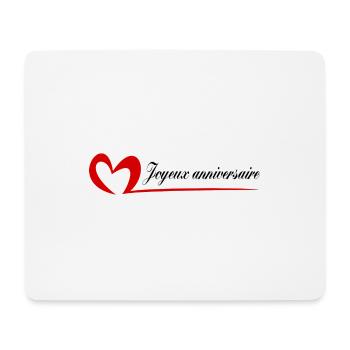 - GEBURTSTAG. HAPPY BIRTHDAY. ALLES GUTE ZUM GEBURTSTAG. - Mousepad (Querformat) - Weiß - Vorne