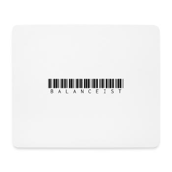Balanciste #Neu1 code-barres - Tapis de souris (format paysage) - blanc - Devant