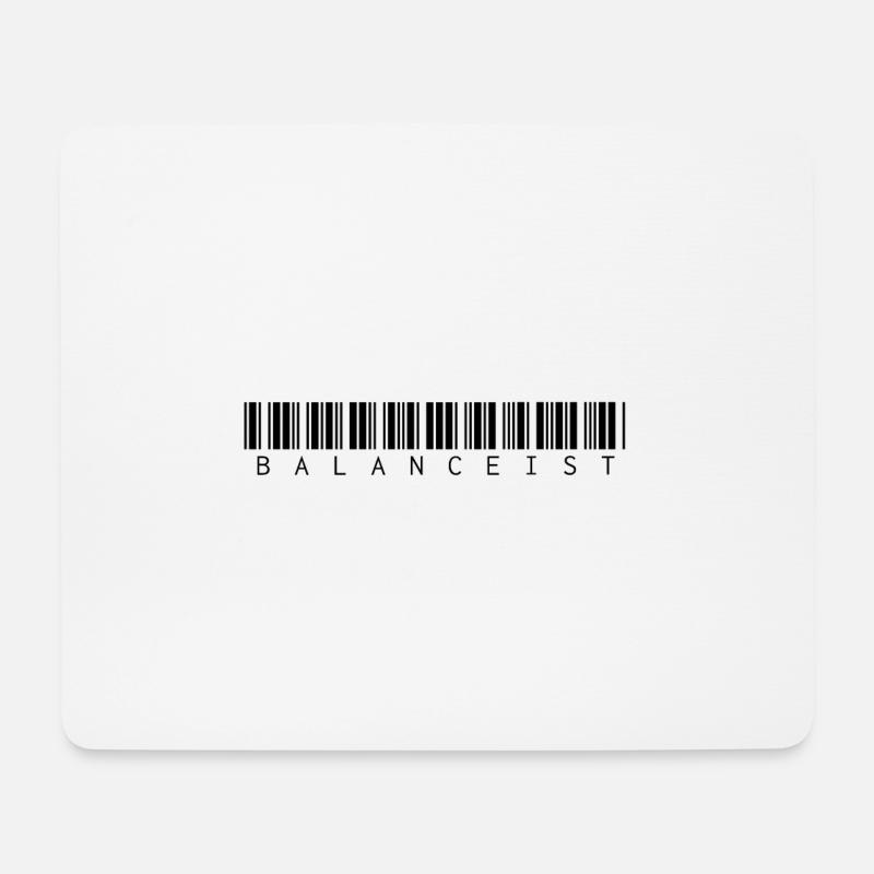 Balancist #Neu1 Barcode - Mousepad (Querformat) - Weiß