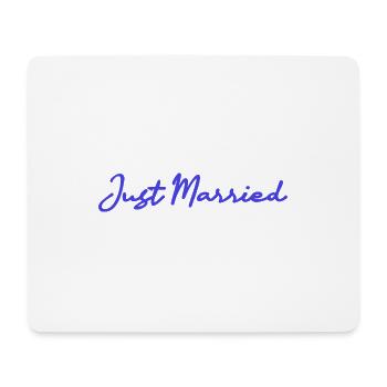 ICH HABE GERADE GEHEIRATET. Junggesellinnenabschied. HEILIGER VALENTINSTAG. PAAR. LIEBE - Mousepad (Querformat) - Weiß - Vorne