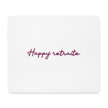 RETRAITE. RETRAITE. RETRAITEE. RETRAITE - Tapis de souris (format paysage) - blanc - Devant