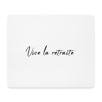 RETIREMENT. RETIREMENT. RETIRED. RETIREMENT - Mouse Pad (horizontal) - white - Front