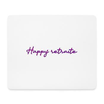 RETRAITE. RETRAITE. RETRAITEE. RETRAITE - Tapis de souris (format paysage) - blanc - Devant