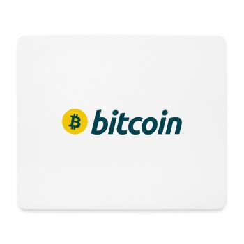 Bitcoin (Bitcoin) - Mousepad (Querformat) - Weiß - Vorne