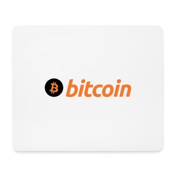 Bitcoin (Bitcoin) - Mousepad (Querformat) - Weiß - Vorne