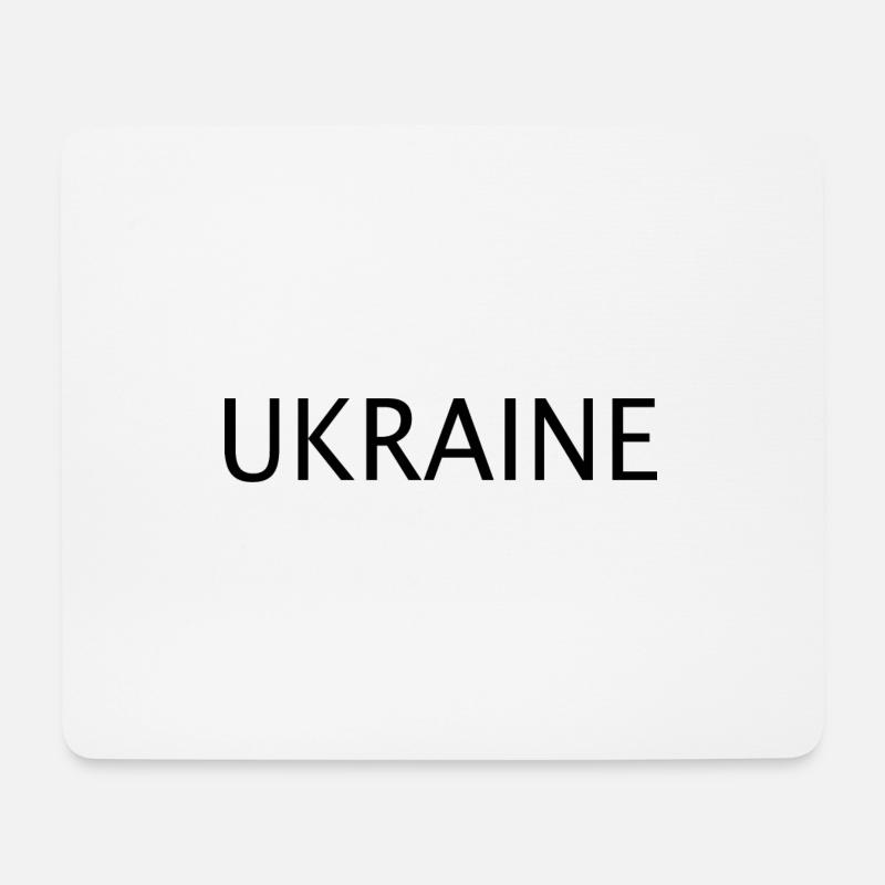 Ukraine - Mousepad (Querformat) - Weiß