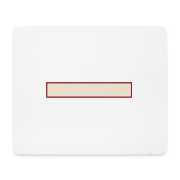 Banner droit - Tapis de souris (format paysage) - blanc - Devant