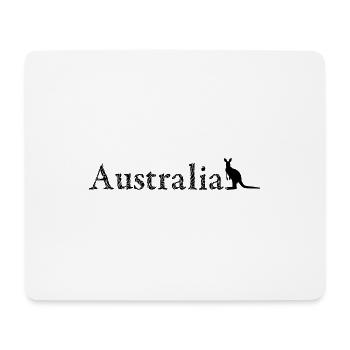 Australia - Kangaroo - Mouse Pad (horizontal) - white - Front