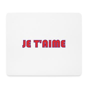 LOVE. COUPLE. JUST MARRIED. EVJF. SAINT VALENTIN. - Tapis de souris (format paysage) - blanc - Devant