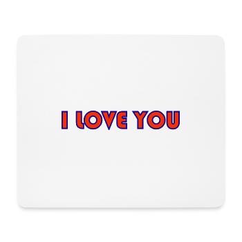 LIEBE. PAAR. ICH HABE GERADE GEHEIRATET. Junggesellinnenabschied. HEILIGER VALENTINSTAG. - Mousepad (Querformat) - Weiß - Vorne