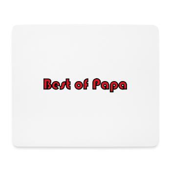 FATHER's DAY. HAPPY BIRTHDAY DAD. DAD. HAPPY BIRTHDAY. - Mouse Pad (horizontal) - white - Front