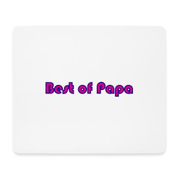PAPA. VATERTAG. HERZLICHEN GLÜCKWUNSCH ZUM GEBURTSTAG, PAPA. SCHÖNE FERIEN. - Mousepad (Querformat) - Weiß - Vorne