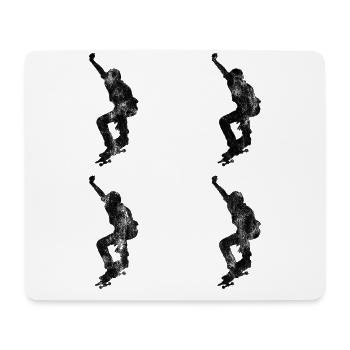 Skateboarder Skateboard Skater Skate Skateing - Mousepad (Querformat) - Weiß - Vorne