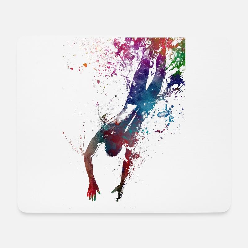 Schwimmsport #swimmer #sport - Mousepad (Querformat) - Weiß