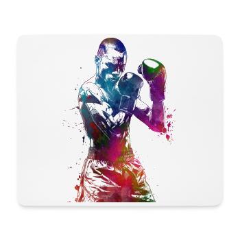 Boxing sport #boxing - Mouse Pad (horizontal) - white - Front