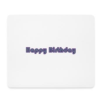 ALLES GUTE ZUM GEBURTSTAG. ALLES GUTE ZUM GEBURTSTAG. JAHRESTAG. - Mousepad (Querformat) - Weiß - Vorne
