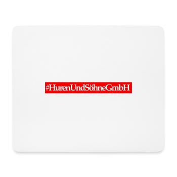 huren und söhne - Mousepad (Querformat) - Weiß - Vorne