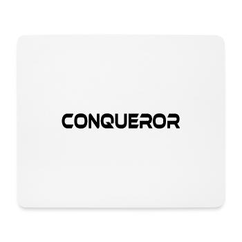 CONQUEROR - Mousepad (Querformat) - Weiß - Vorne