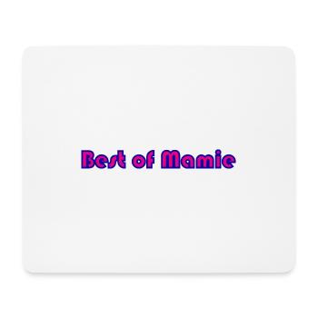MAMIE. FÊTE DES MÈRES. BONNE FÊTE MAMIE. JE T'AIME - Tapis de souris (format paysage) - blanc - Devant