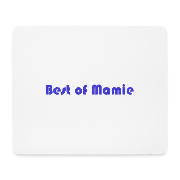 MAMIE. FÊTE DES MÈRES. BONNE FÊTE MAMIE. JE T'AIME - Tapis de souris (format paysage) - blanc - Devant