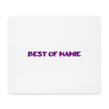 MAMIE. FÊTE DES MÈRES. BONNE FÊTE MAMIE. JE T'AIME - Tapis de souris (format paysage) - blanc - Devant