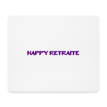RETRAITE. RETRAITE. RETRAITEE. RETRAITE - Tapis de souris (format paysage) - blanc - Devant