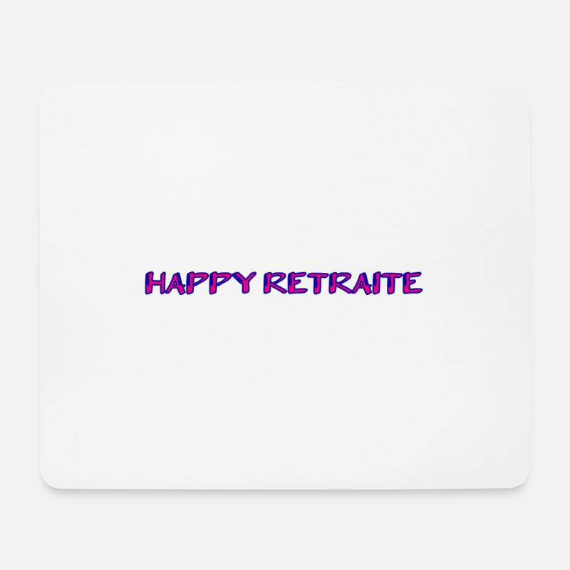 RETRAITE. RETRAITE. RETRAITEE. RETRAITE - Tapis de souris (format paysage) - blanc