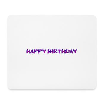 ALLES GUTE ZUM GEBURTSTAG. ALLES GUTE ZUM GEBURTSTAG. JAHRESTAG. - Mousepad (Querformat) - Weiß - Vorne