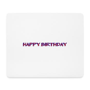 ALLES GUTE ZUM GEBURTSTAG. ALLES GUTE ZUM GEBURTSTAG. JAHRESTAG. - Mousepad (Querformat) - Weiß - Vorne
