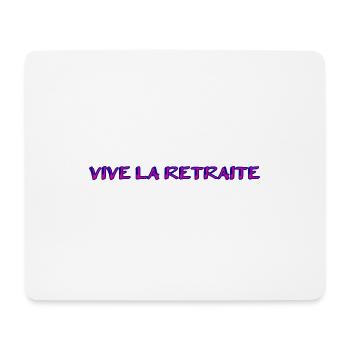 RETRAITE. RETRAITE. RETRAITEE. RETRAITE - Tapis de souris (format paysage) - blanc - Devant