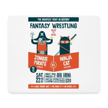Fantasy wrestling - Mouse Pad (horizontal) - white - Front