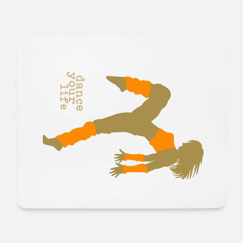 dance your life - Mousepad (Querformat) - Weiß