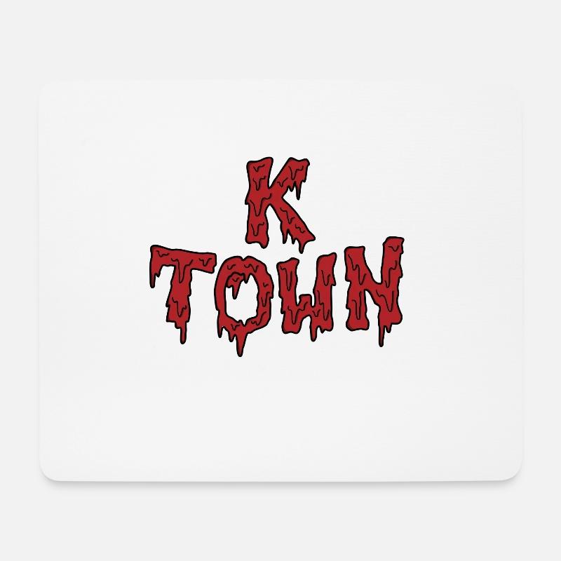 K Town - Mousepad (Querformat) - Weiß