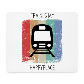 Zug Eisenbahn Eisenbahner Züge Triebfahrzeugführer - Mousepad (Querformat) - Weiß - Vorne