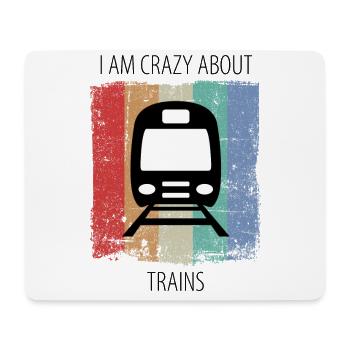 Zug Eisenbahn Eisenbahner Züge Triebfahrzeugführer - Mousepad (Querformat) - Weiß - Vorne