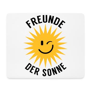 Freunde der Sonne - Mousepad (Querformat) - Weiß - Vorne