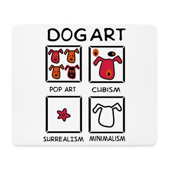 Hund - Mousepad (Querformat) - Weiß - Vorne