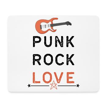 rock - Mousepad (Querformat) - Weiß - Vorne