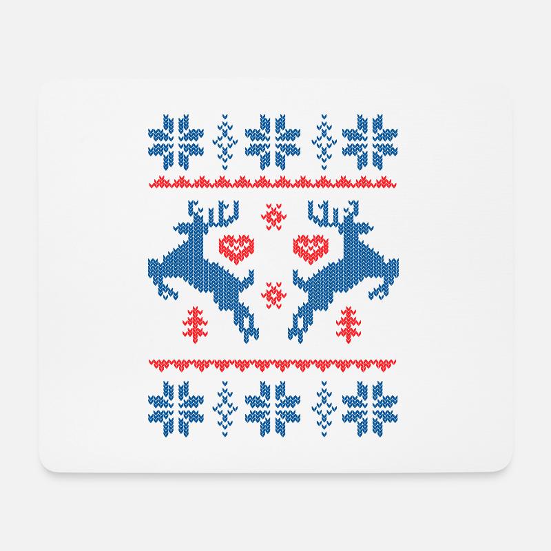 Weihnachten christmas xmas - Mousepad (Querformat) - Weiß