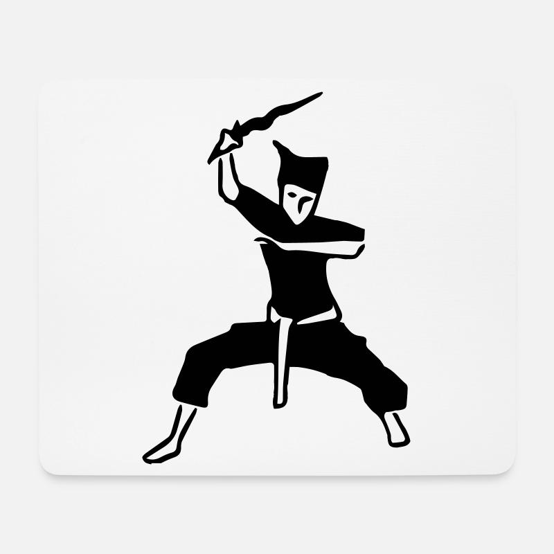 Silat - Mousepad (Querformat) - Weiß