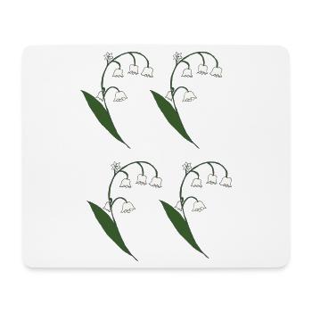 Lily of the Valley Style - Mouse Pad (horizontal) - white - Front