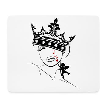 larmes à cupidon - Tapis de souris (format paysage) - blanc - Devant