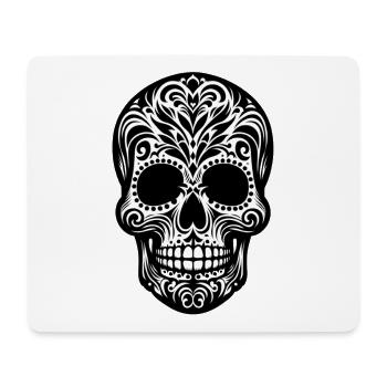 Santa Muerte - Tapis de souris (format paysage) - blanc - Devant