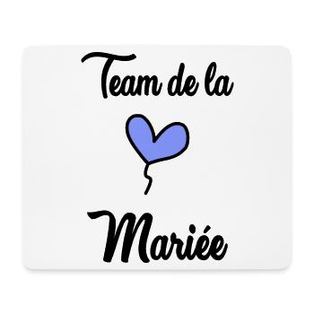COUPLE. JUST MARRIED. EVJF. SAINT VALENTIN. LOVE. - Tapis de souris (format paysage) - blanc - Devant