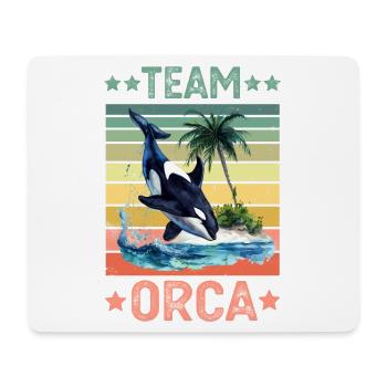 Orca Killerwal - Mousepad (Querformat) - Weiß - Vorne