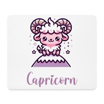 Cute Capricorn Zodiac Astrology Gift - Mouse Pad (horizontal) - white - Front