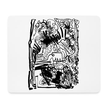 CHAOS - Mouse Pad (horizontal) - white - Front