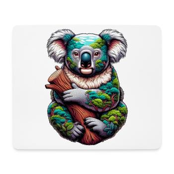 Koala - Tapis de souris (format paysage) - blanc - Devant